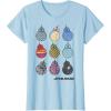 imageStar Wars The Rise of Skywalker BB8 Colorful Fill Poster TShirtBaby Blue