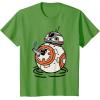 imageStar Wars The Rise of Skywalker BB8 Lighter Doodle TShirtGrass Green