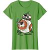 imageStar Wars The Rise of Skywalker BB8 Lighter Doodle TShirtGrass Green
