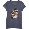 imageStar Wars The Rise of Skywalker BB8 Lighter Doodle TShirtHeather Blue
