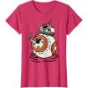 imageStar Wars The Rise of Skywalker BB8 Lighter Doodle TShirtRed Heather