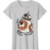 imageStar Wars The Rise of Skywalker BB8 Lighter Doodle TShirtSilver Grey