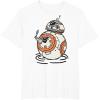 imageStar Wars The Rise of Skywalker BB8 Lighter Doodle TShirtWhite