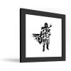 imageTrends International Gallery Pops Star Wars The Mandalorian  Grunge  This is The Way Wall Art Wall Poster 12quot x 12quot Black Framed VersionBlack Framed Version