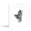 imageTrends International Gallery Pops Star Wars The Mandalorian  Grunge  This is The Way Wall Art Wall Poster 12quot x 12quot Black Framed VersionWhite Framed Version