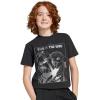imageadidas Kids Star Wars Mandalorian Graphic TShirtBlackIron Metallic