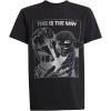 imageadidas Kids Star Wars Mandalorian Graphic TShirtBlackIron Metallic
