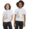 imageadidas Kids Star Wars Mandalorian Graphic TShirtWhiteCyber Metallic