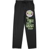 imageBioworld The Mandalorian The Force Makes Grogu Sleepy Womens Black Sleep PantsBlack