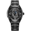 imageCitizen EcoDrive Mens Star Wars Mandalorian Watch Black IP Stainless Steel 3Hand Luminous Model AW204557W
