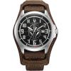 imageCitizen EcoDrive Mens Star Wars Mandalorian Watch Brown Nylon and Leather Watch Stainless Steel 3Hand Date Luminous 44mm Model AW141105W