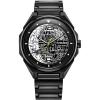 imageCitizen Mens EcoDrive Star Wars Death Star Black IP Stainless Steel Watch 3Hand Luminous41mm Model BJ653950W