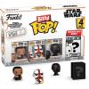 imageFunko Bitty POP Mandalorian  4 Pack  Moff Gideon Bitty POP Incinerator Stormtrooper Bitty POP Dark Trooper and a Mystery Bitty POP Figure and A Surprise Mystery Mini Figure 22 CmStandard