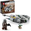 imageLEGO Star Wars The Mandalorians N1 Starfighter Microfighter Building Toy Set for Kids Ages 6 and Up with Mando and Grogu Baby Yoda Minifigures Fun Gift Idea for Action Play 75363Grey