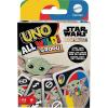 imageMattel Games UNO The Mandalorian All Wild Grogu Card Game for Kids ampamp Adults with Grogu Images ampamp Special Rule 2 to 10 Players