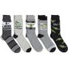 imageSTAR WARS Mens The Mandalorian 5 Pack Crew Socks