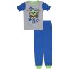 imageStar Wars Boys 2Piece Snugfit Cotton Pajamas SetGrogu Lunch