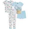 imageStar Wars Girls 4Piece SnugFit Cotton Pajama SetChild Stars