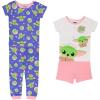 imageStar Wars Girls 4Piece SnugFit Cotton Pajama SetCute I Am