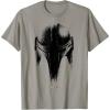 imageStar Wars The Mandalorian Dark Helmet Sketched TShirtSlate Grey
