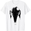 imageStar Wars The Mandalorian Dark Helmet Sketched TShirtWhite