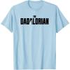 imageStar Wars The Mandalorian Fathers Day Dadalorian Logo TShirtBaby Blue