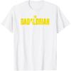 imageStar Wars The Mandalorian Fathers Day Dadalorian Logo TShirtWhite
