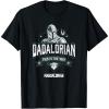 imageStar Wars The Mandalorian Fathers Day The Way Distressed TShirtBlack