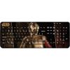 imageStar Wars The Mandalorian Grogu Portrait Wireless USB KeyboardC3PO
