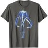 imageStar Wars The Mandalorian Mythosaur Skull Vintage Logo TShirtAsphalt Grey