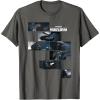 imageStar Wars The Mandalorian Season 3 Grogu BoKatan ampamp Armorer TShirtAsphalt Grey