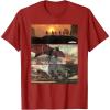 imageStar Wars The Mandalorian Season 3 Raptor Rescue Concept Art TShirtCranberry Red