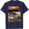 imageStar Wars The Mandalorian Season 3 Raptor Rescue Concept Art TShirtNavy Blue