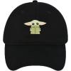 imageStar Wars The Mandalorian The Child Cotton Adjustable Baseball Cap Grogu Dad HatBlack  Cartoon