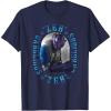 imageStar Wars The Mandalorian Zeb Orrelios Vintage Portrait TShirtNavy Blue