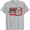 imageStar Wars The Rise Of Skywalker Retro Line BB8 TShirtHeather Grey