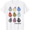 imageStar Wars The Rise of Skywalker BB8 Colorful Fill Poster TShirtWhite