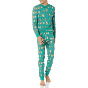 imageAmazon Essentials Disney  Marvel  Star Wars Mens SnugFit Pajama Sleep SetsFestive Marvel