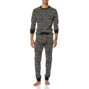 imageAmazon Essentials Disney  Marvel  Star Wars Mens SnugFit Pajama Sleep SetsStar Wars Logo  Mens Snugfit
