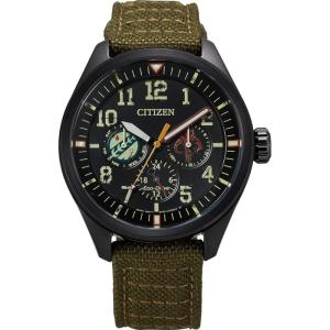 imageCitizen EcoDrive Star Wars Quartz Mens Watch Stainless Steel with CORDURA strap Boba Fett Green Model BU205800W