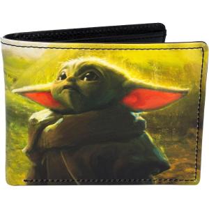 imageConcept One Star Wars Wallet Slim Bifold Wallet with Decorative Tin CaseGrogu Wallet  the Mandalorian the Child Slim Bifold Wallet With Decorative Tin Case