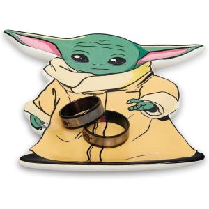 imageDisney Star Wars The Mandalorian Jewelry Plate  Grogu Jewelry Dish  Ceramic Trinket Tray  Ring Holder Dish