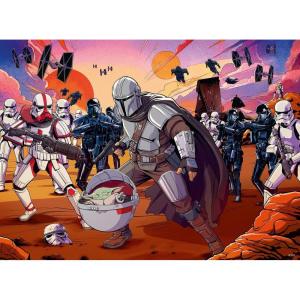 imageRavensburger Mandalorian Face Off 200 Piece Jigsaw Puzzle for Kids  Unique and Interlocking Pieces  Educational and Fun  FSC Certified Materials