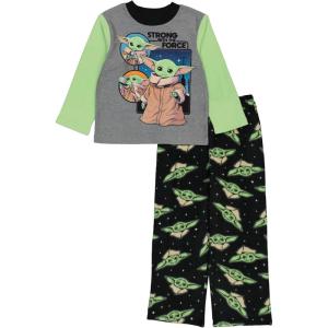 imageSTAR WARS Boys 2Piece Loosefit Pajama Set Soft ampamp Cute for KidsStrong Force