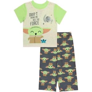 imageSTAR WARS Boys 2Piece Loosefit Pajama Set Soft ampamp Cute for KidsUse the Force 2