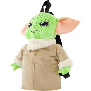 imageSTAR WARS Grogu Mini Backpack The Mandalorian Plush Small Travel Bag Purse for Men and Women Adjustable Shoulder Straps Multi 12 Inch3d Grogu