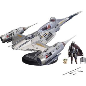 imageSTAR WARS The Vintage Collection The Mandalorians N1 Starfighter The Mandalorian 375Inch Vehicle ampamp Action Figures Ages 4 and Up