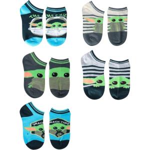 imageSTAR WARS boys No Show SocksIndigo 5 Pack