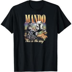 imageStar Wars  The Mandalorian Bootleg TShirtBlack