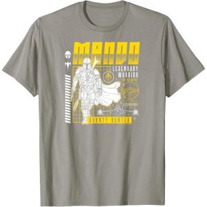 imageStar Wars  The Mandalorian Dark Digital TShirtSlate Grey